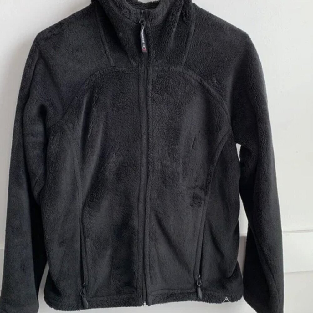 Avalanche Wear Black Fleece Full Zip Jacket Size XL